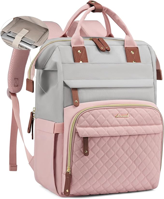 LOVEVOOK Laptop Backpack for Women, 17.3'' Waterproof Nurse Bag Teacher Work by LOVEVOOK