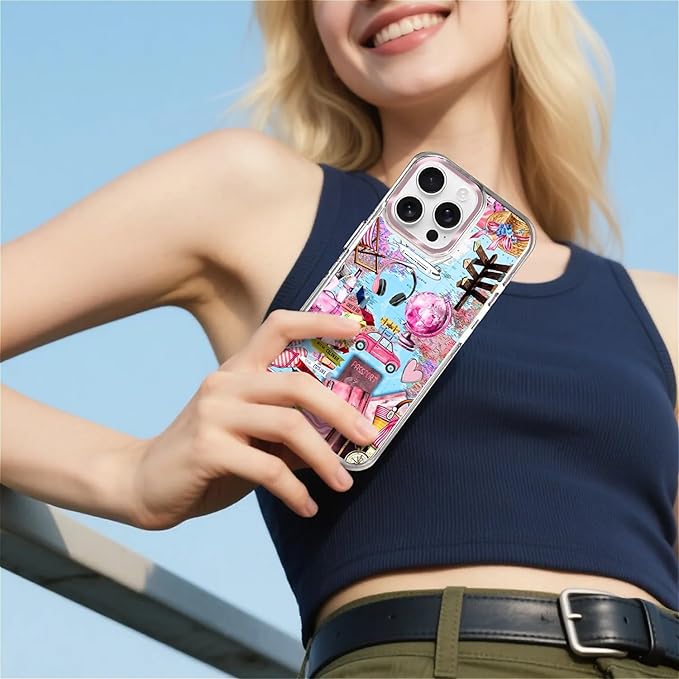 Case for iPhone 15 Pro, Cover Holiday Trip World Map Phone Case Design，for - Image 6