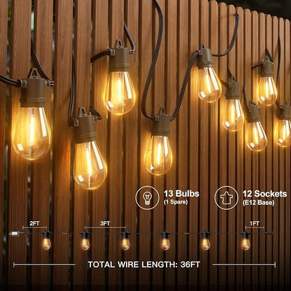 addlon 36FT LED Outdoor String Lights - Image 7