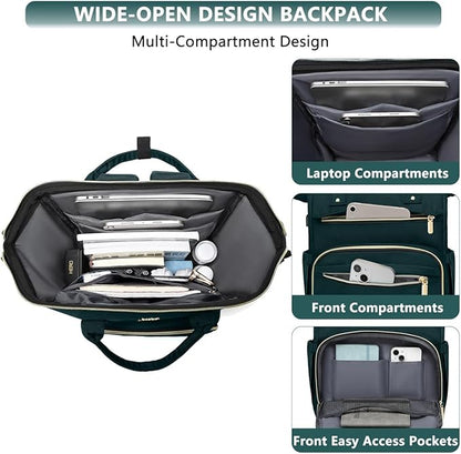 Focdod Laptop Backpack for Women Work Bags - Image 2