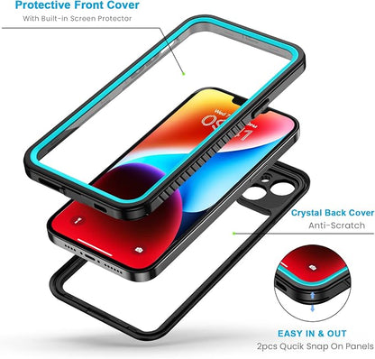 Lanhiem for iPhone 14 Plus Case, IP68 Waterproof Dustproof Shockproof - Image 3
