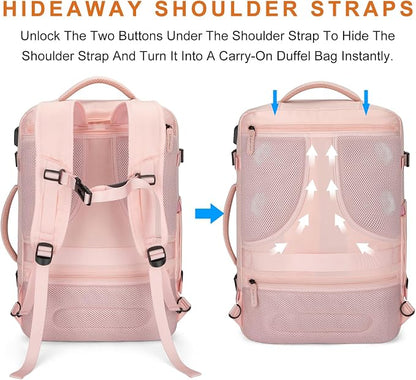 Lumesner Carry on Travel Backpacks, Extra Large 40L Flight Approved Bag - Image 6
