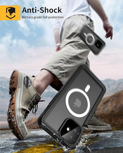 Lanhiem for iPhone 12 Magnetic Case, IP68 Waterproof Dustproof Case - Image 5