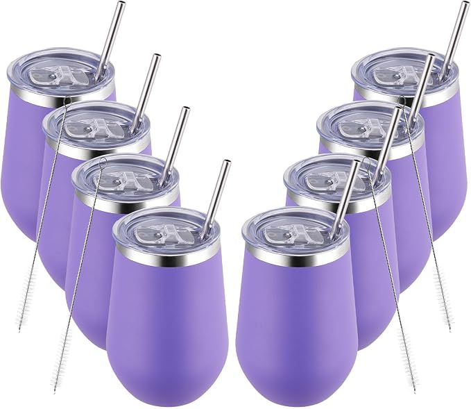 MEWAY 12oz Stainless Steel Wine Tumbler by MEWAY