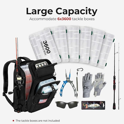Piscifun Fishing Tackle Backpack - Image 7