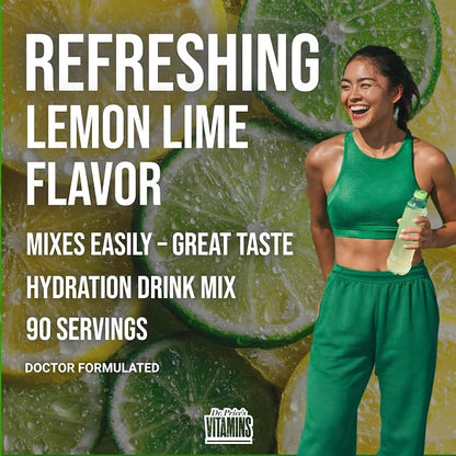 Dr. Price’s Electrolytes Powder Bulk – Lemon Lime, 90 Servings | Sugar Free - Image 6