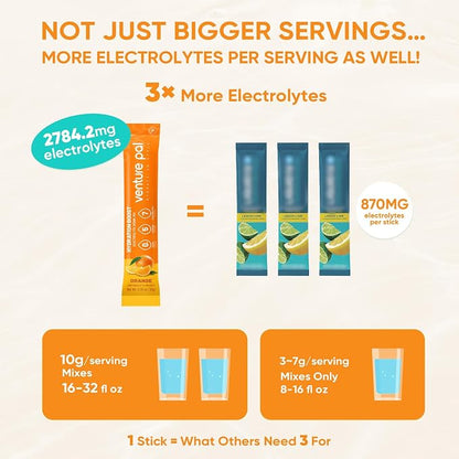 Venture Pal Sugar Free Electrolytes Powder Packets - Image 3