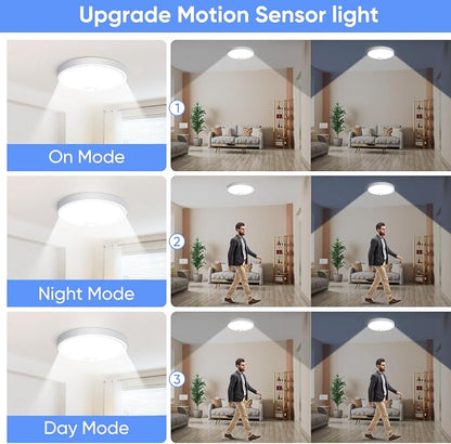 KEPLUG Wired Motion Sensor Ceiling Light Fixture-Motion Sensor Light Indoor - Image 4