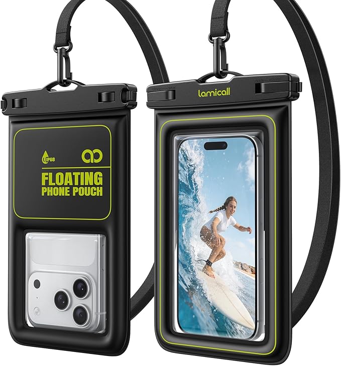 Lamicall IP68 Floating Waterproof Phone Pouch by Lamicall