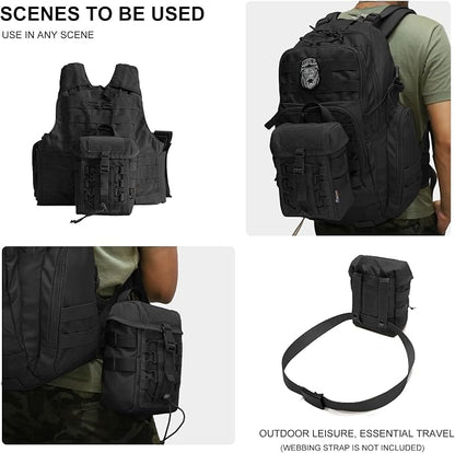 Mardingtop Molle Admin Pouch, EDC Pouch, Tactical Drawstring Pouch, Utility - Image 6