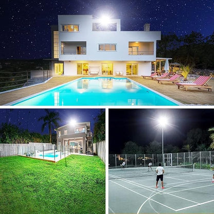 YANYCN 2 Pack 250W Led Flood Lights Outdoor, Super Bright 37000LM Security - Image 7