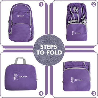 ZOMAKE Lightweight Packable Backpack 30L - Image 5