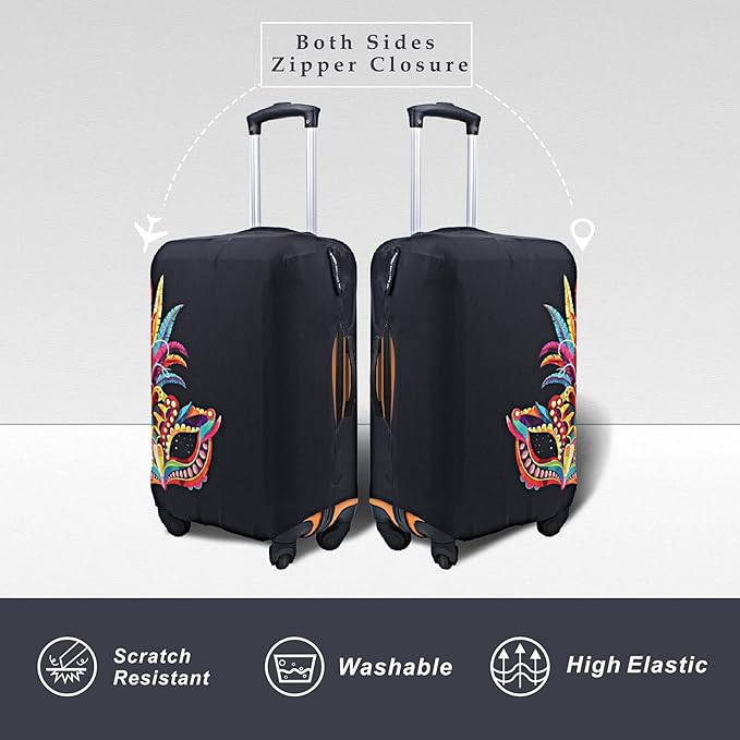 Explore Land Travel Luggage Cover Suitcase Protector Fits 23-26 Inch Case - Image 2