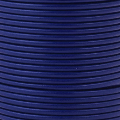 Mandala Crafts Round Genuine Navy Blue Leather Cord - Image 3