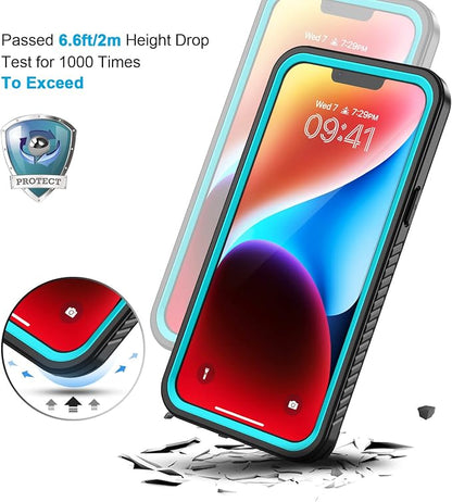 Lanhiem for iPhone 14 Plus Case, IP68 Waterproof Dustproof Shockproof - Image 5