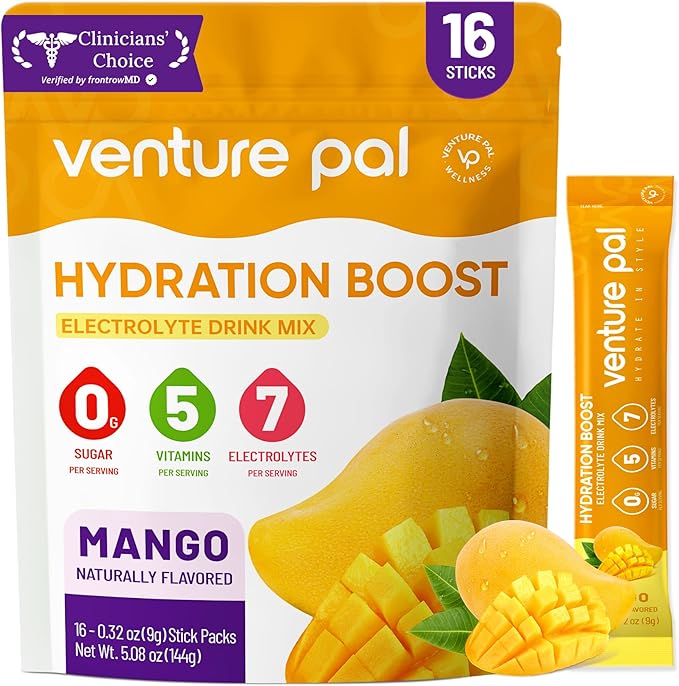 Venture Pal Sugar Free Electrolyte Powder Packets by VenturePal