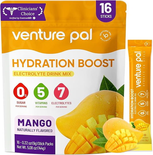 Venture Pal Sugar Free Electrolyte Powder Packets by VenturePal