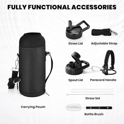 RAYMYLO Insulated Water Bottle 32 oz, Triple Wall Vacuum Stainless Steel - Image 6