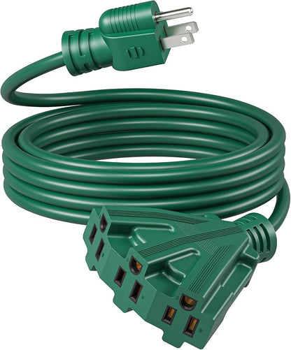 DEWENWILS 15FT Outdoor Extension Cord, Weatherproof 16/3 SJTW Power Cable by DEWENWILS