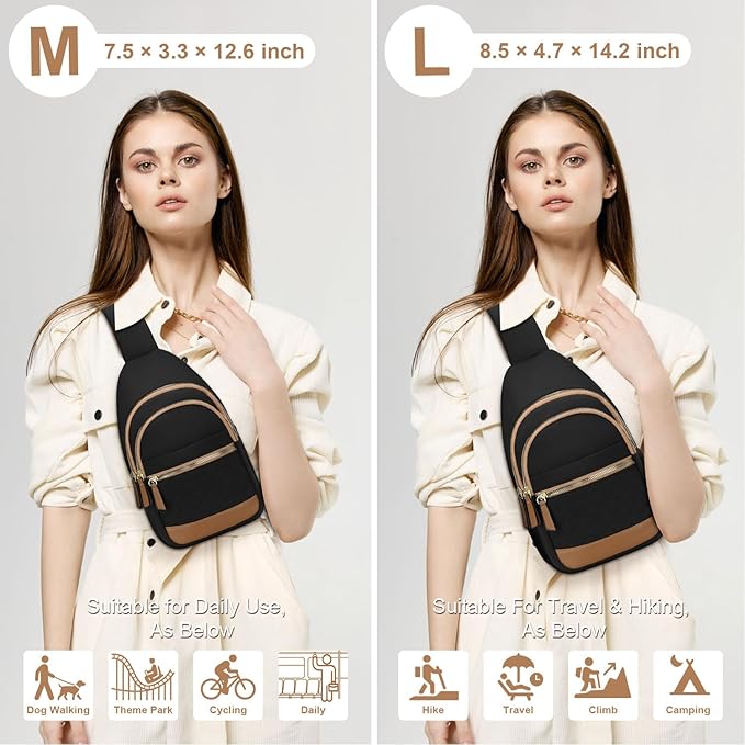 Capolo Sling Bag for Women Men Waterproof Crossbody Bags for Women Trendy - Image 2