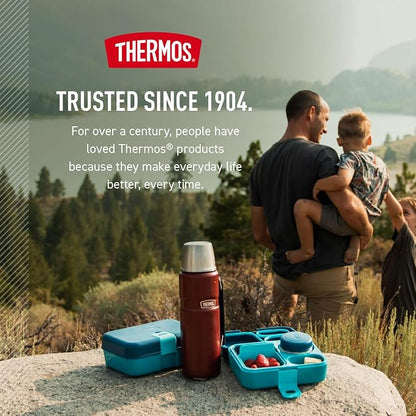 THERMOS Stainless King Vacuum-Insulated Beverage Bottle, 40 Ounce, Rustic Red - Image 7