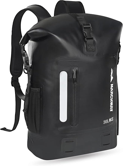 MARCHWAY Roll Top Waterproof Backpack, Floating Dry Bag 20L/30L/45L by MARCHWAY