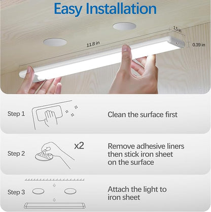 5-Pack Motion Sensor Under Cabinet Light, 3 Color Temperature Dimmable - Image 7