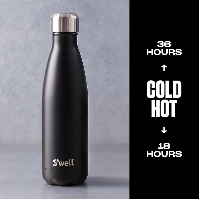 S’well Stainless Steel 17oz Water Bottle, London Chimney Design, Triple-Layer - Image 3