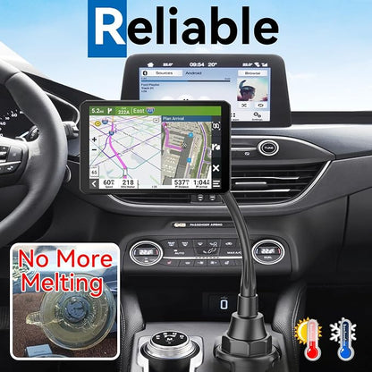 SkyTitanfor Garmin GPS Car Mount Cup Holder Replacement 17mm Ball Mount - Image 2
