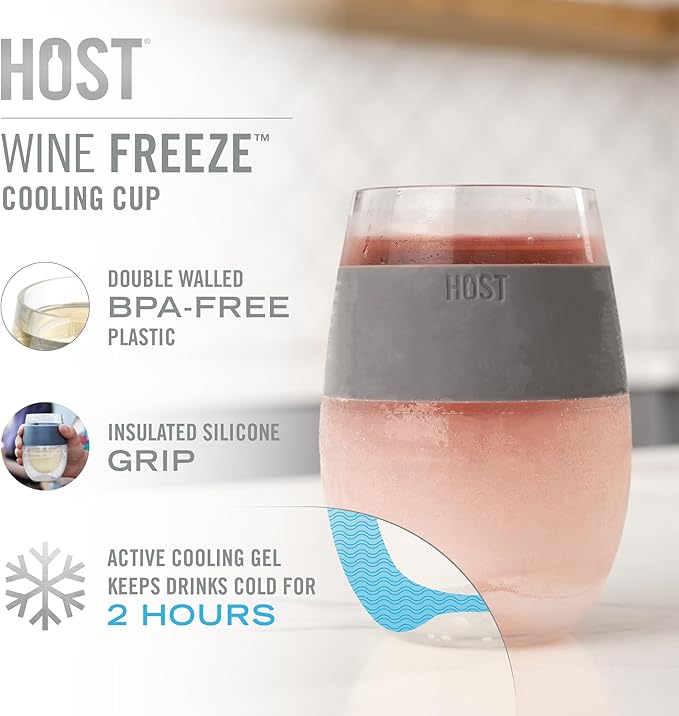 Host Freeze Plastic Wine Glasses - Image 2