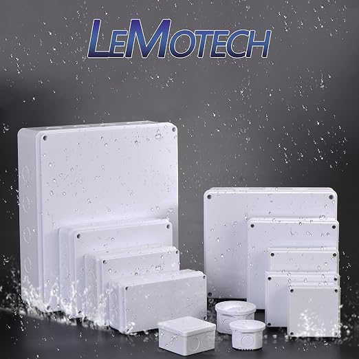 LeMotech Junction Box, Electrical Box IP55 Water Resistant Dustproof ABS - Image 8