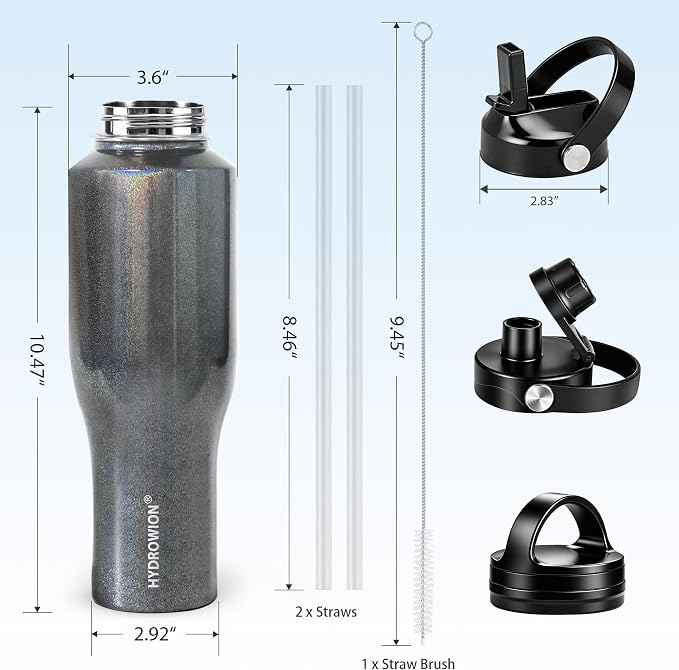 HYDROWION 40 oz Insulated Water Bottle - Image 4
