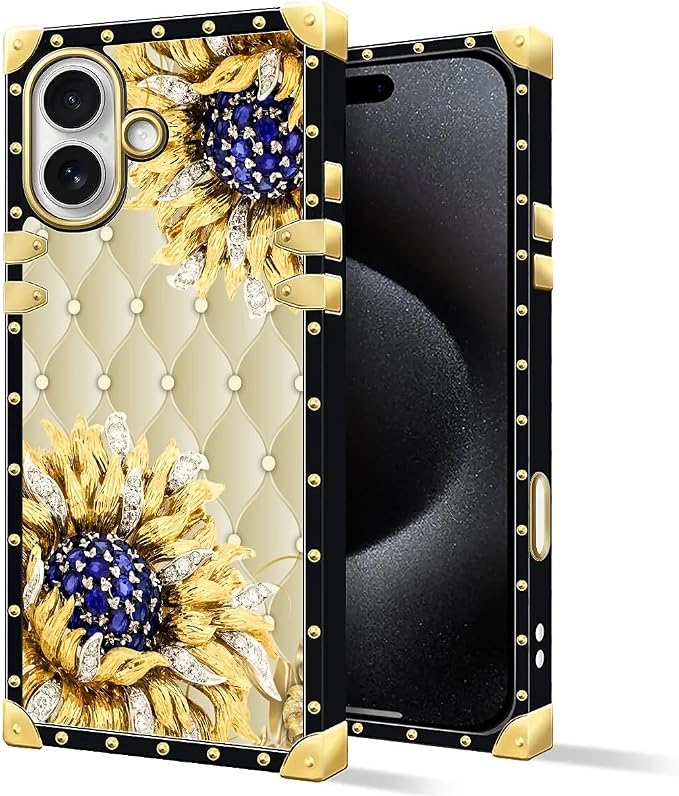 for iPhone 17 Case Luxury Golden Decoration - Image 2