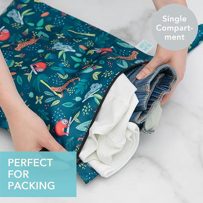 Bumkins Waterproof Wet Bag for Baby, Swim Suit, Cloth Diapers, Pump Parts - Image 2
