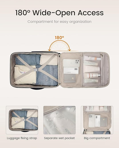 LOVEVOOK 40L Travel Backpack for Women & Men, Airline Approved Carry On Luggage - Image 6