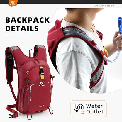 SKYSPER Small Hiking Backpack - 15L Travel Daypack Lightweight Bag Water - Image 5