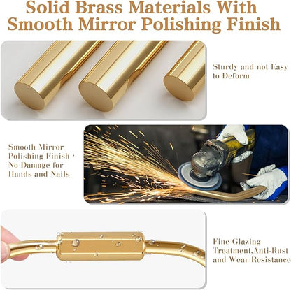 Muitcdo Brass Key Rings Bulk, Key Chain Organizer Holder - Image 5