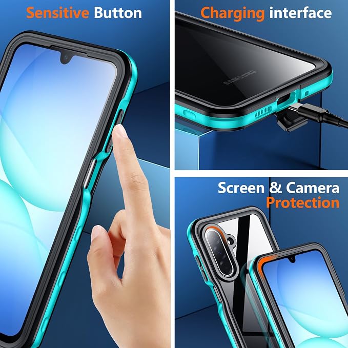 SPIDERCASE for Samsung Galaxy A17 Waterproof Case, IP68 Waterproof Case - Image 5