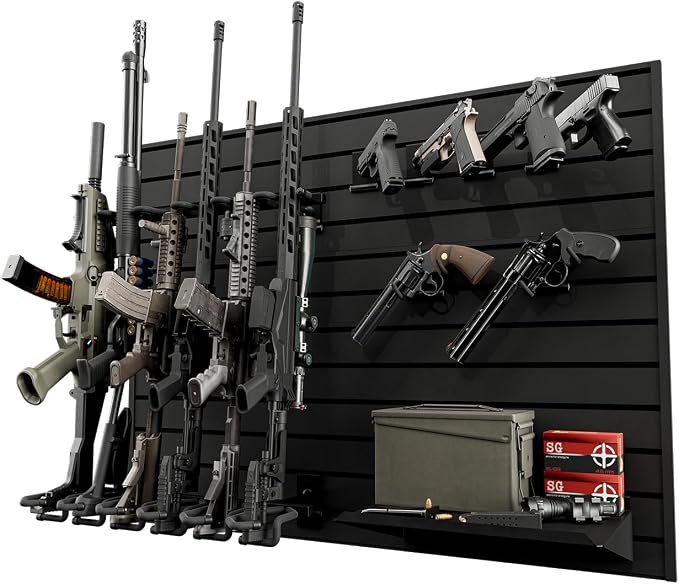 Hold Up Displays Gun Wall Mount Display, Modular Tactical Wall by HoldUpDisplays
