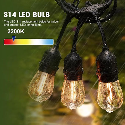GvvooHome LED S14 Replacement Light Bulbs - Image 2
