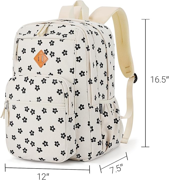 ZORFIN 26L Backpack for College, and Travel: Corduroy Bookbag - Image 2