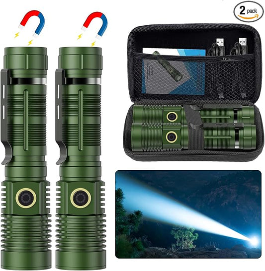 Hoxida Small Tactical Flashlights High Lumens by Hoxida