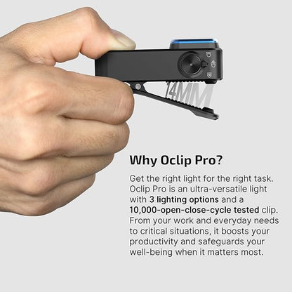 OLIGHT Oclip Pro EDC Flashlight Clip-on Light, Rechargeable 500 Lumens - Image 6