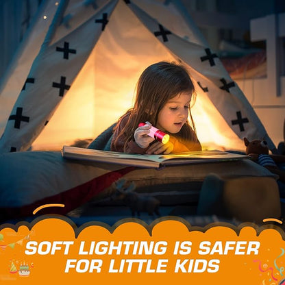 EverBrite 6-Pack Mini Flashlights, Glow in Dark Flashlights, Aluminum LED - Image 8