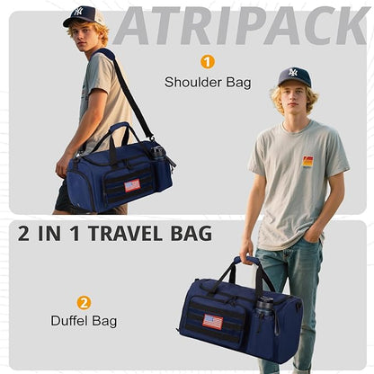 Tactical Gym Bag for Men, 40L Large Capacity Duffle Bags - Image 5