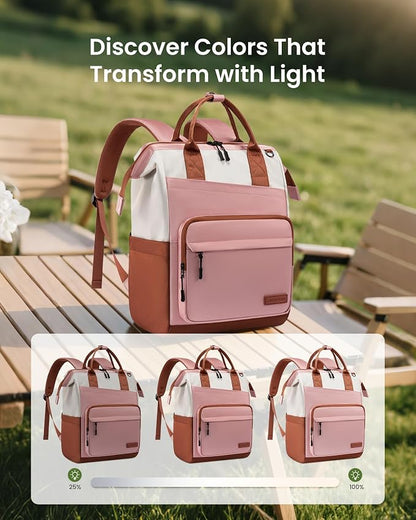 LOVEVOOK Laptop Backpack for Women, 17 Inch Travel Backpack for Work College - Image 7