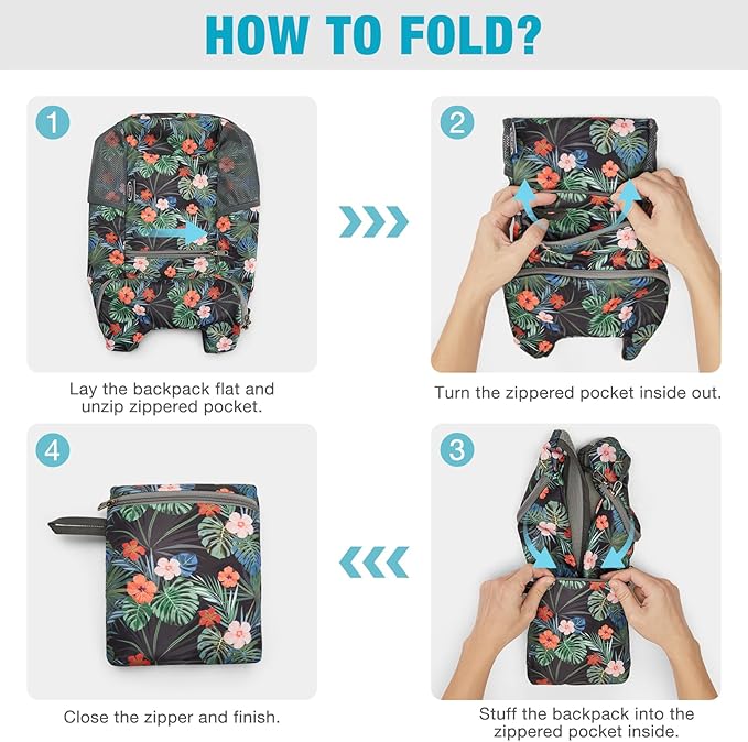 G4Free Lightweight Packable Hiking Backpack - Image 3