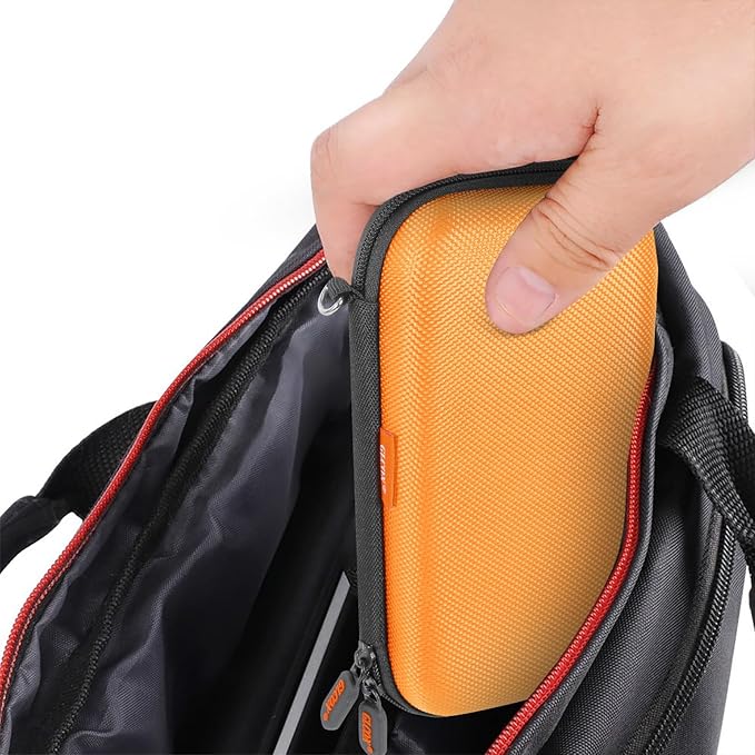 Orange Shockproof Hard EVA Carrying Case Travel Pouch - Image 7