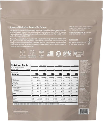 Cure Hydration - Kids Electrolyte Drink Mix | Plant-Based Pediatrician - Image 2