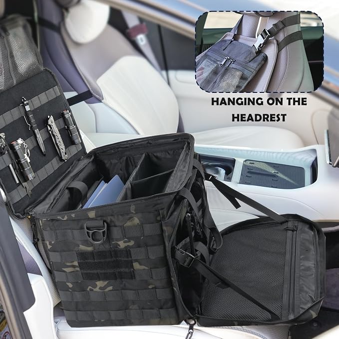 SCAVATA Patrol Bag Law Enforcement, Police Gear Car Front Seat Vehicle - Image 6